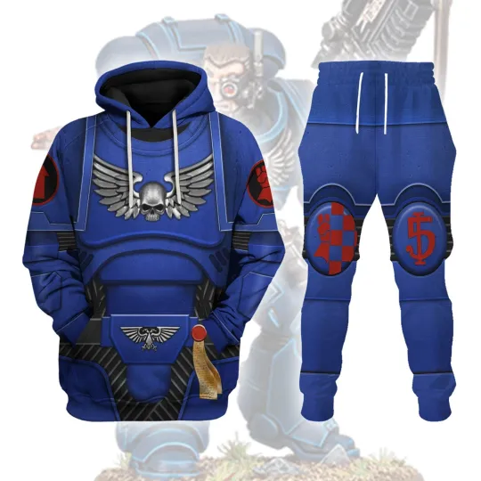 Discover Personalized Space Marines CRIMSON FISTS Costume Hoodie Sweatshirt