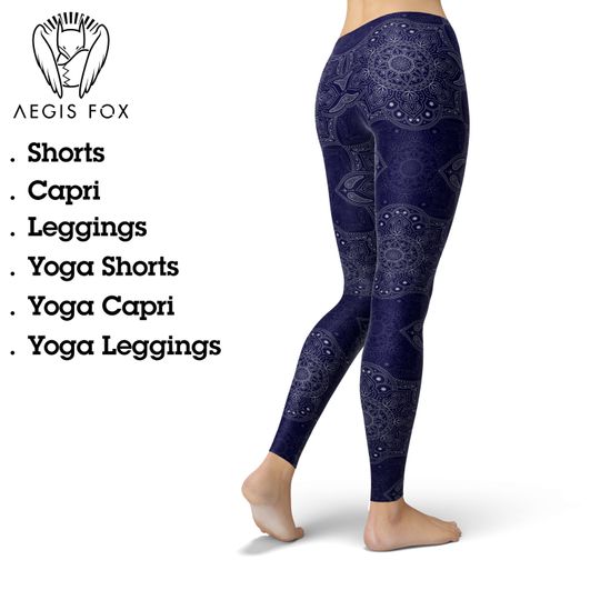 Discover Mandala Leggings: High Waist Yoga Pants, Printed Workout Leggings