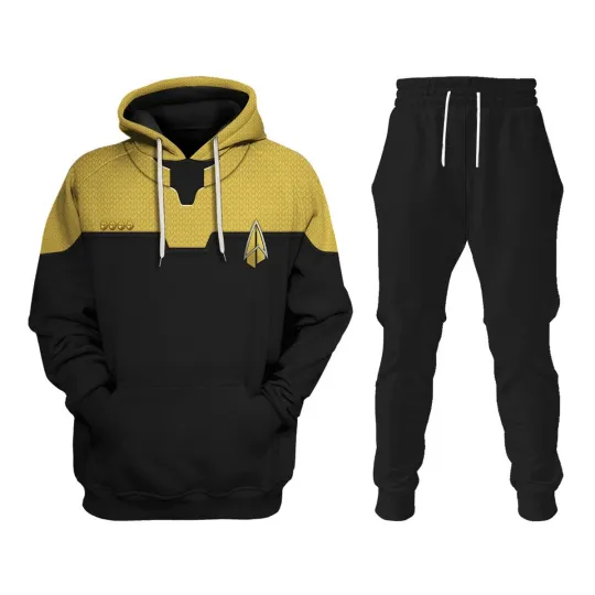 Discover Personalized Starfleet Operations Uniform Hoodie Sweatshirt Sweatpants Apparel