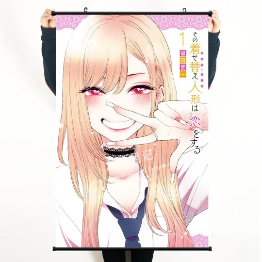 Discover Anime My Dress-Up Darling Kitagawa Marin Wall Scroll Poster Home Decor 60x90 Y7