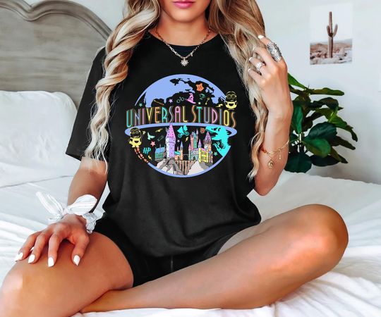 Discover Disney and Universal Studios Shirt Family Vacation Tee Disney Trip 2025 T-shirt Disneyworld Magic Kingdom Universal Family Matching Shirt