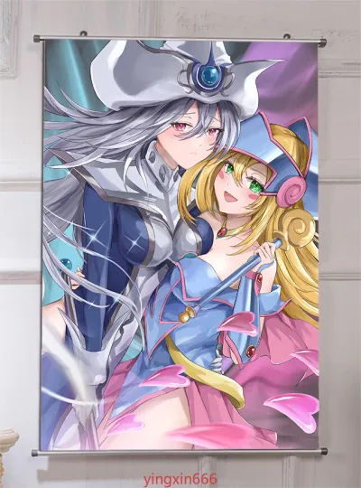 Discover Yu-Gi-Oh! Dark Magician Girl Anime Poster 60*90cm HD Home Decor Art Wall Scroll