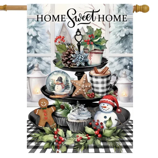 Discover Briarwood Lane Winter Memories House Flag