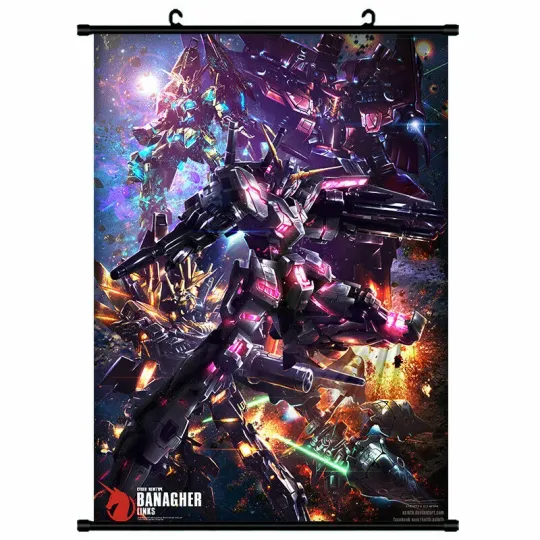 Anime Gundam Home Decor Poster Wall Scroll Mural
