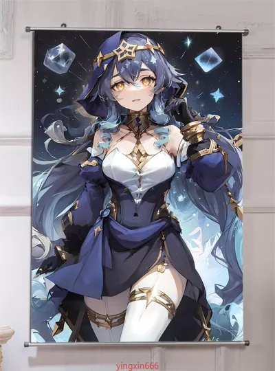 Anime Layla Genshin Impact Poster Home Decor Wall Scroll HD Gift