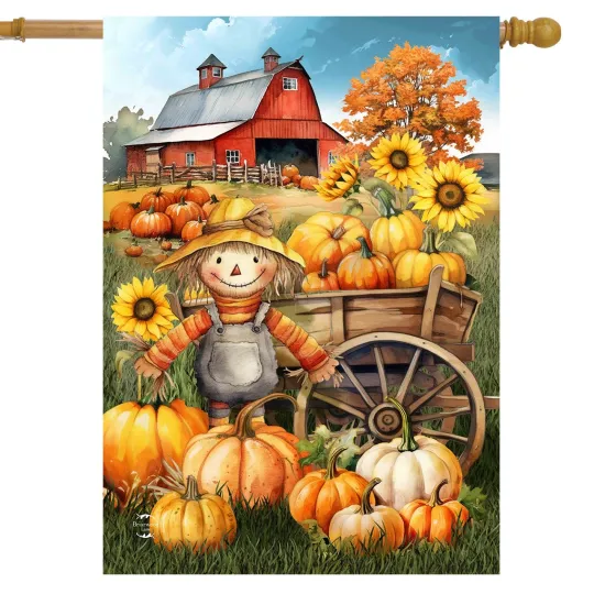 Discover Briarwood Lane Farm Fresh Fall House Flag