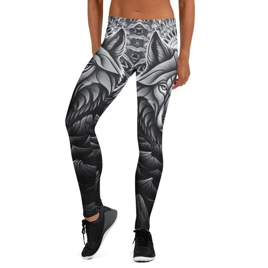 Discover Wolf Animal Yoga Leggings, Leggings Gift for Women