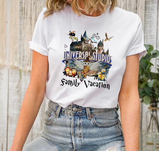 Discover Universal Studios Family Matching 2024 Shirt, Universal Family Vacation Shirts, Universal Jurassic HP Matching Shirts, Disney Trip Shirt