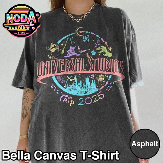 Vintage Universal Studios 2025 Shirt, Disney Family Trip Tshirt, Universal Studio Orlando Tee, Disneyworld Vacation Tees, Wdw Magic Kingdom