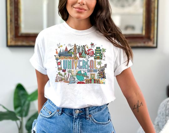 Universal Studios Orlando T-shirt for family trip, universal trip, cute matching tshirts for family, universal studios gift for vacation