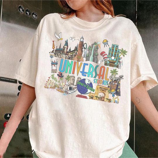Discover Vintage Retro Universal Studios Shirt, Universal Florida Tee, Universal Studios Family Trip Shirt, Matching Universal Tee 2025 Vacation Tee