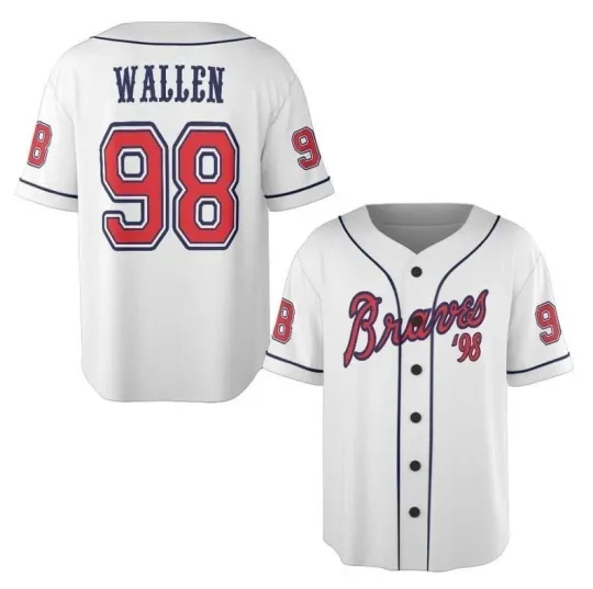 Discover Wallen #98 S-5XL Baseball Jersey For Fans C806