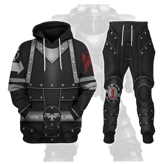 Discover Pre-Heresy Dark Angels Mark II Crusade Hoodie Costume Sweatshirt Warhammer 40K Outfit