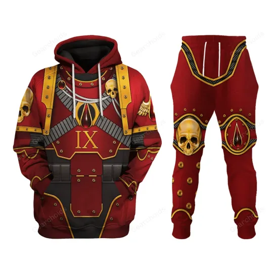 Discover Personalized Blood Angels IX Captain - Costume Cosplay Hoodie Sweatshirt