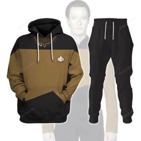 Discover startrek2020 Data Costume Hoodie Sweatshirt Sweatpants