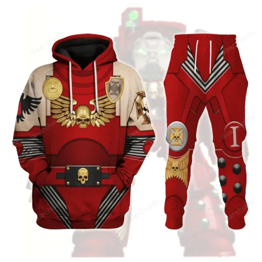 Discover Terminator Armor Blood Ravens - Costume Cosplay Hoodie Sweatshirt Sweatpants