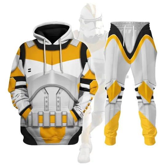 Discover 212th Attack Battalion Hoodie and Sweatpants Costume Tracksuit Star Wars Cosplay