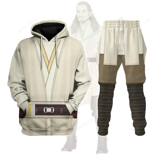 Discover startrek2020 Qui-Gon Jinn's Jedi Robes Costume Hoodie Sweatshirt Sweatpants SWHS83