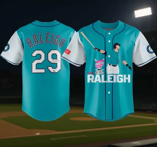 Discover New ＃29 Cal Raleigh Baseball Jersey All Size For Fans