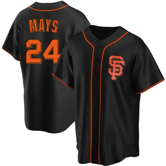 Discover New Willie Mays #24 Gift For Fans Baseball Jersey