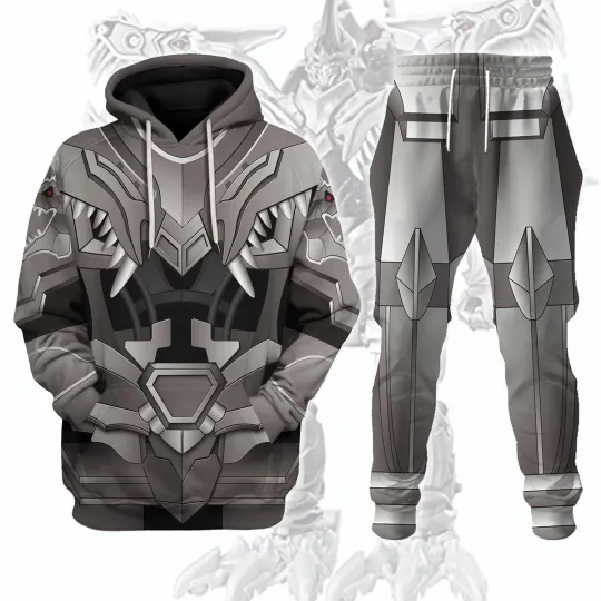 Discover The Last Knight Knight Armor Turbo Changer Grimlock Costume Hoodie Tracksuit