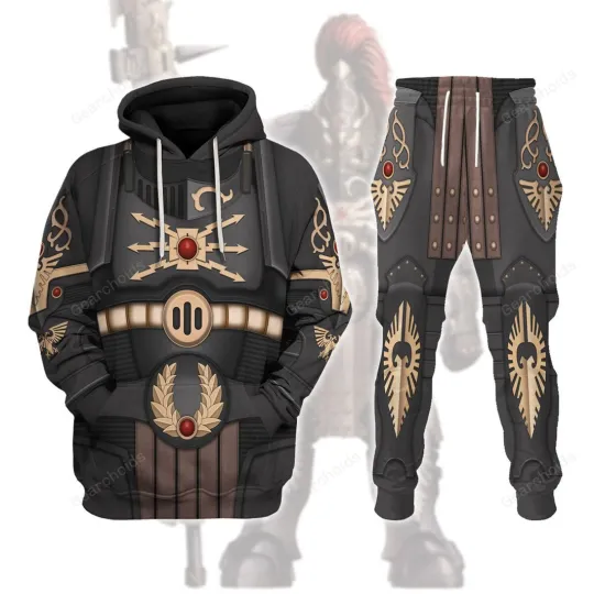 Discover Warders Of The Vaults Of Rython Adeptus Custodes, Cosplay Hoodie Sweatpants