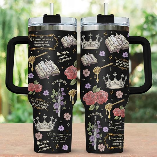 Powerless Series 40oz Tumbler, Kai Azer I Love You Drinkware Tumbler, Fearless Fan Tumbler, Fantasy Book, Bookish Tumbler