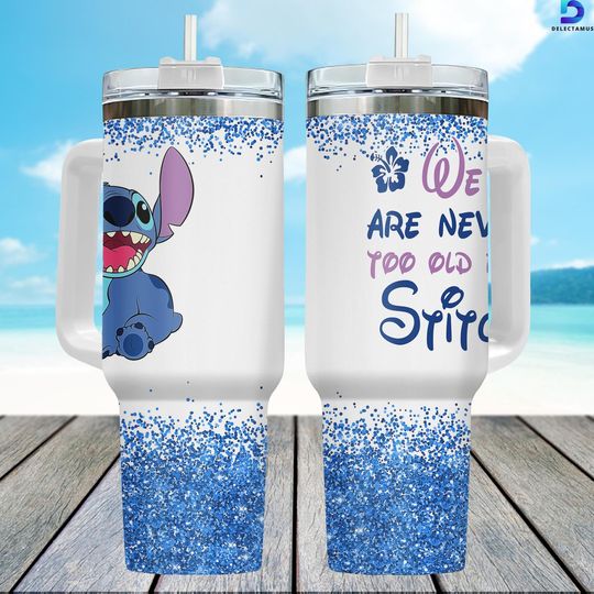 Discover Disney Stitch 40oz Tumbler, Lilo And Stitch Tumbler For Fan, Funny Stitch Stainless Tumbler, Disneyland Trip Steel Tumbler
