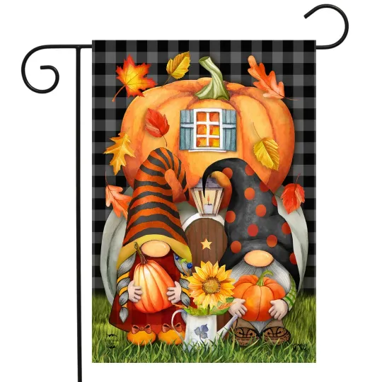 Discover Briarwood Lane Fall Gnome Garden Flag