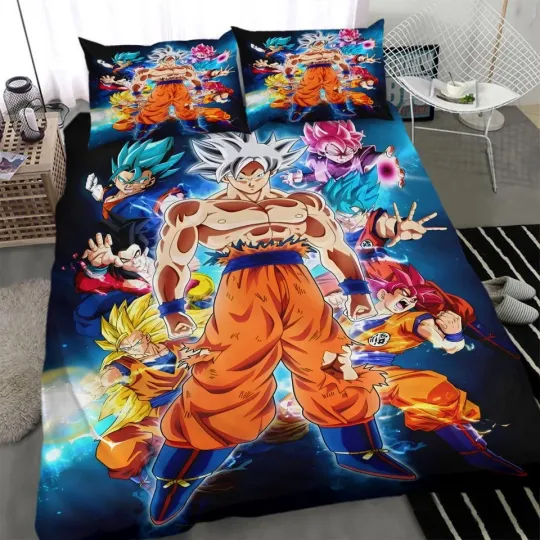 Discover Seven Dragon Anime Bedding Set , Size Twin (172*218cm)