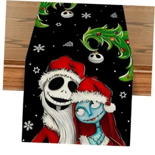 Christmas & Halloween Table Runner for Home & Living Decor