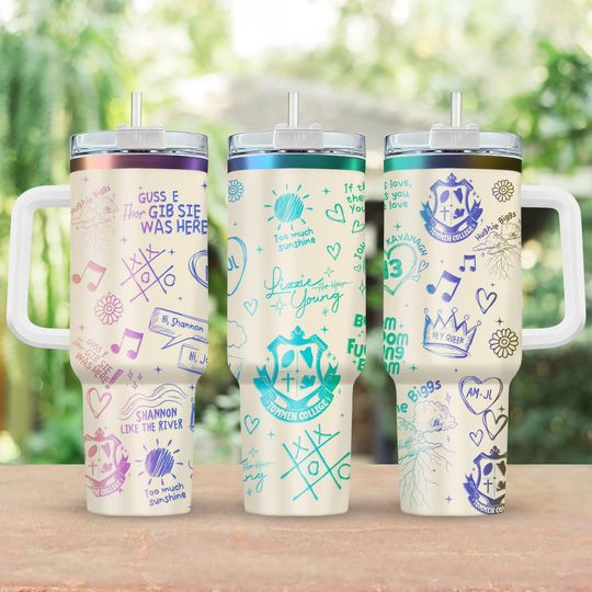 Discover Boys Of Tommen Engraved Tumbler, Tommen Collage Drinkware Tumbler, Kavanagh 13 Tumbler, Gift For Book Lover, Bookish Tumbler Cup