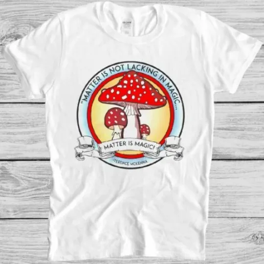 Discover Terence Mckenna Magic Mushroom Psychedelic T-Shirt