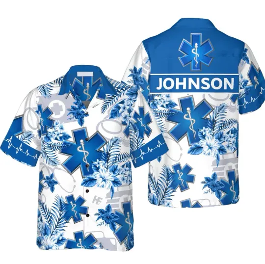 Discover Paramedic Name Custom Hawaiian Shirt Size S-5XL