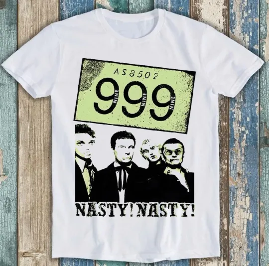 Discover Nasty Nasty 999 Punk Rock Music Graphic T-Shirt