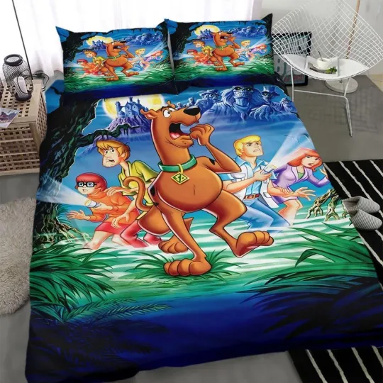 Discover Scooby DOO Bed Linen Bedding Set , Size Twin (172*218cm)