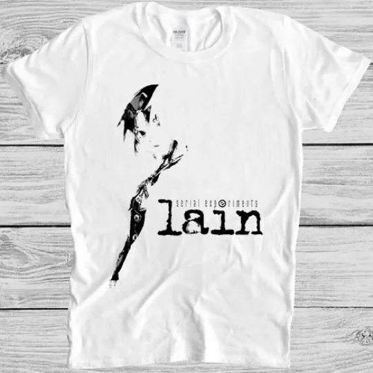 Discover Serial Experiments Lain Computer Japanese Manga Anime T-Shirt