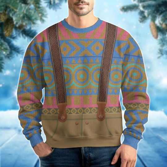 Discover Wandering Oaken Christmas Costume Sweater, Frozen Ugly Sweatshirt, Disney Cosplay Xmas Sweater, Magic Kingdom Shirt