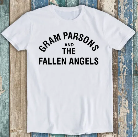 Discover Gram Parsons And The Fallen Angels Folk Rock Retro Cool Gift Tee T Shirt M1368
