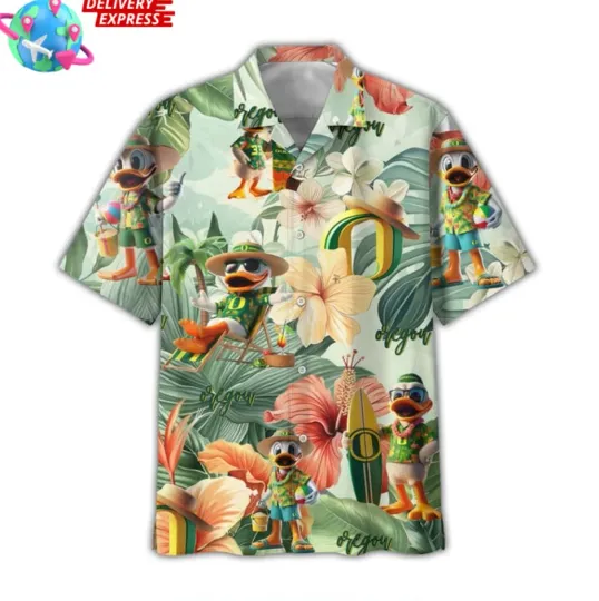 Discover Oreg ducks Tropical Special Hawaiian Shirt Size S-5XL