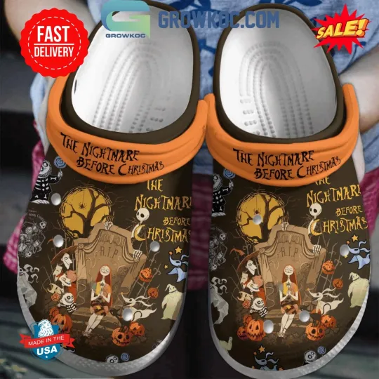 Discover The Nightmare Before Christmas Halloween Spooky Love Clogs