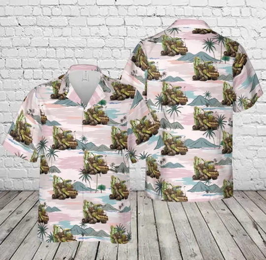 Discover Sugar Cane Harvester Tractor Hawaiian Shirt Size S-5XL