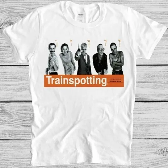 Discover Trainspotting T-Shirt Retro 90s Movie Cult Tee