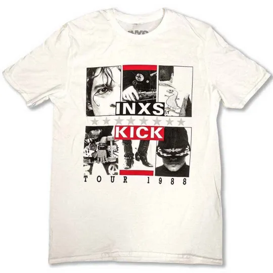 Discover INXS Unisex T-Shirt KICK Tour Small