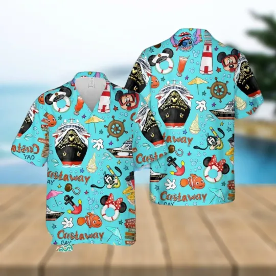 Discover Disney Cruise V2 Hawaiian Shirt, Hawaiian Aloha Shirt, Disney Cruise Shirt
