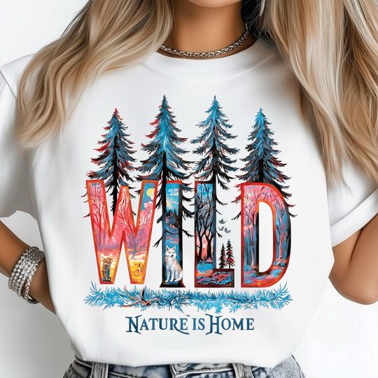 Discover Wild Nature Png, Forest Wildlife Png, Outdoor Adventure Png, Wolf Animal Png, Camping Aesthetic Png, Nature Lover Png, Woodland Theme Png