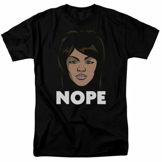 Discover Archer Lana Nope T-Shirt Men Cartoon Licensed Lana Kane Black
