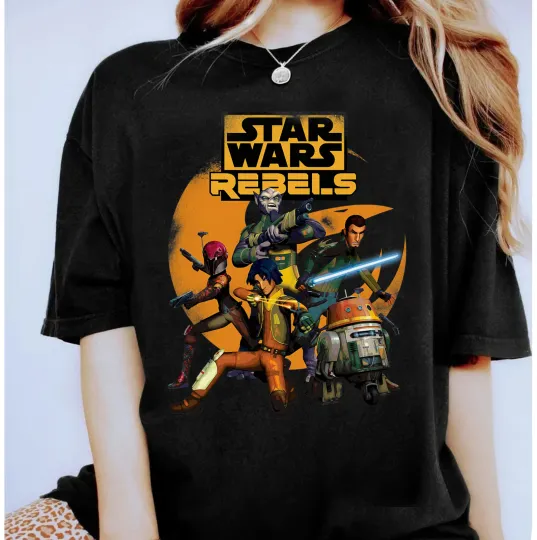 Star Wars Rebels The Good Guys T-Shirt Graphic Unisex Adult T-shirt Kid Tee