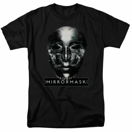Discover Mirrormask Mask T-Shirt Men’s Licensed Fantasy Movie Black