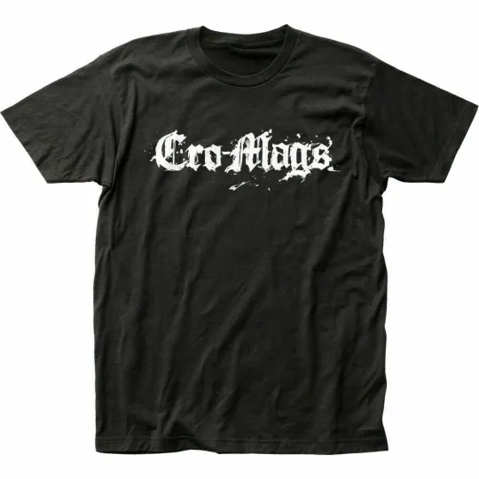 Discover Cro-Mags Logo T-Shirt Men’s Rock Band Tee Black
